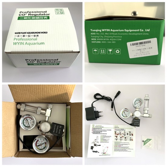 Selenoid Valfli Profesyonel Co2 Regülatör