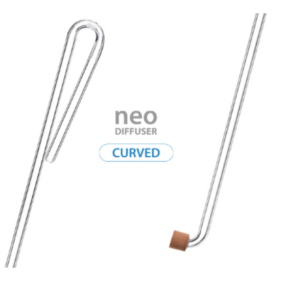 AQUARIO Neo Co2 Curved Diffuser Tiny SS