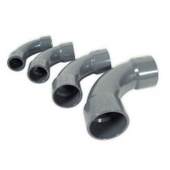 Royal Exclusiv - PVC 90° Arch 25 mm Grey