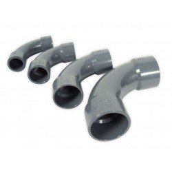 Royal Exclusiv - PVC 90° Arch 32 mm Grey