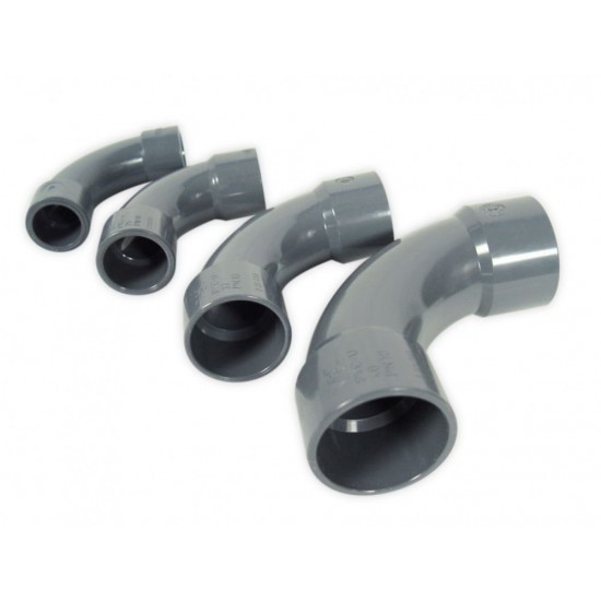 Royal Exclusiv - PVC 90° Arch 32 mm Grey